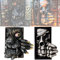 2 PCS Peeping On The Bookshelf Book Nook, Decor Horror Peeping Bookshelf Books Decor Monsters Human Face Resin Bookends for Desk Living Room Office (Skeleton)