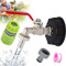 LANSKYLAN IBC Kugelauslaufhahn Tankadapter IBC Tank Zubehör IBC Wassertank Container Zubehör Adapter IBC Auslaufhahn 1/2 Gartenschlauch IBC Tank Adapter für S60x6 Regenwassertank Regentonnen