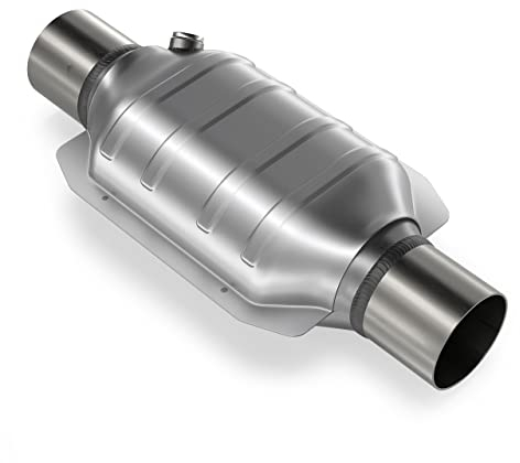BLUETECH® 200 Zellen UNIVERSALL FLACH Sport Renn Katalysator Euro 4 Norm Metall 101mm 103R. ID Anschluss 57,15 mm / 2,25 bis 4.0l Motoren.