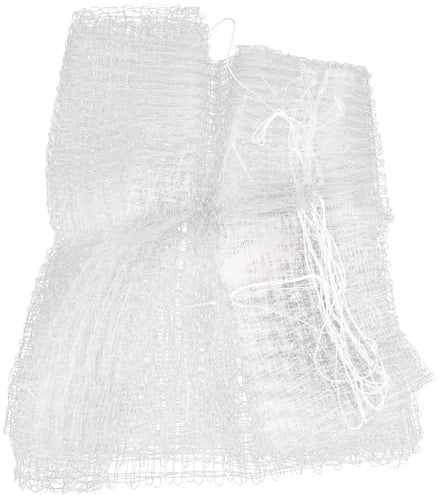 Ballonnetz Abwurfset für Decke 500x40x0,5cm PP Weiß | Faltbar, Wiederverwendbar, für Party und Geburtstag, Praktisch für Große Ballonmengen