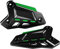 Modeer Per kawasaki Z900 2018-2025 Z900SE 2022-2025 Moto CNC Poggiapiedi Pedale Protezione Foot Peg Heel Plates Guard Cover z 900 se Accessori (nero-verde)
