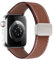 MroTech Compatibile con Cinturino Apple Watch 46mm 45mm 44mm 49mm 42mm Vera Pelle, Magnetico Fibbia Cinturino per iWatch Serie 10 9 8 7 6 5 4 3 2 1 SE Ultra Ultra2 per Uomo Donna,Pelle bovina Marrone