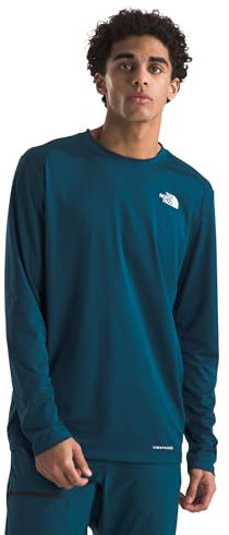 The North Face Men's Shadow Ls T-Shirt, Midnight Petrol, M
