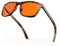 Bloomoak-99% Blaulicht-blockierende Brille-Gaming-Brille-blendfrei-Anti-Ermüdung-geeignet für Bildschirme, Fernseher (Orange–99%–Braunes Schildpatt, Rechteckig, Orange - Night)