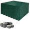 Funshot Abdeckung für Würfel Gartenmöbel wasserdichte Schutzhülle, Anti-UV,Winddicht,Outdoor Patio Tisch Abdeckung Rattan Möbel Abdeckungen, Patio Set Abdeckungen, Grün,135x135x71cm