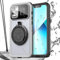 AICase Self-Check Waterproof Phone Case for iPhone 13, Underwater Touchscreen Water Proof Dustproof Snowproof Diving Phone Case Built-in Screen Protector for Shower, Bike, Beach, Snorkeling