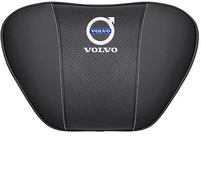 VIYOLI Auto Nackenkissen für Volvo XC60 XC40 XC90 S90 S60L S80 V40, Auto Kopfstütze Autositz Bequeme Kissen Rücken Taille Unterstützung Weiche Kopfkissen Zum Komfortabel Atmungsaktivsc