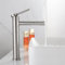 Rubinetto Bagno Lavabo Miscelatore Lavabo Rubinetto per Lavabo Rubinetto Miscelatore Lavabo Monocomando Rubinetto Monoforo Girevole 360° In Acciaio Inox Satinato Alto Lavabo Rubinetti Bagno