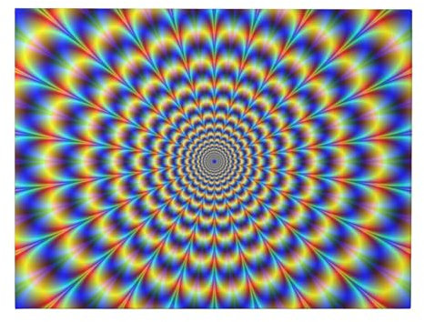 GrAtka Wandkunstdrucke, Leinwandbild, 30 x 40 cm, dekoratives Gemälde, Wandkunst, Gemälde,Spiralförmige optische Täuschung, GIF-Druck