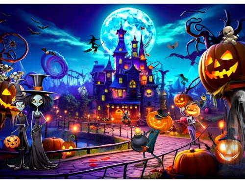 Puzzle 1000 Teile,Puzzle Erwachsene, EIN Herausforderndes R채tsel,Puzzlespiele f체r Die Ganze Familie,Geschenke f체r Frauen,Geschenke f체r M채nner,Thema:Horror-Halloween