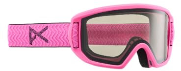 Anon Relapse Jr. Goggles + MFI Gesichtsmaske, Rahmen: pink, Gläser: Smoke