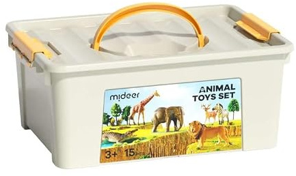 Mideer Sammler-Set Tiere aus dem Zoo, 15 Stück