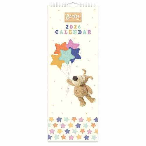 Boofle Slim Calendar 2026, Wall Calendars, Month To View, Family, Gift