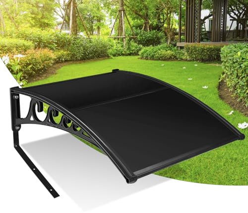 Fiqops Robot tosaerba, garage per robot tosaerba in plastica PP, resistente ai raggi UV, per robot tosaerba, protezione dalle intemperie, 106 x 87 x 50 cm, colore nero