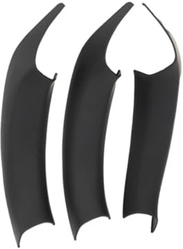 Kacepar Car Door Panel Handle Pull Trim, Black Interior Door Handle Covers Compatible with BMW X3 Series F25 and X4 Series F26