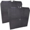 DEKAROX Lot de 2 filtres à charbon actif compatibles avec Falmec 103050107 N° 3 Type B pour Airlux CR1000 Lot de 2 filtres à charbon de rechange 230/235 mm x 210/215 mm x 15 mm pour hotte aspirante