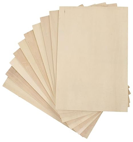 CIMAXIC Placas De Madera Tablas De Madera Para Manualidades y Bricolaje 10piezas