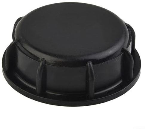 Bulevisiter 50 mm Tote Deckel Abdeckung Schwarz Polypropylen Kappe, Wassertank Ersatzteil, Flüssigkeitsbehälter Kappe für 1000L Wassertank Flüssigkeitsbehälter Bulk Storage Sprühdose 60mm
