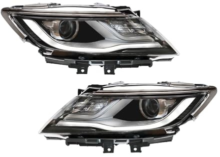 CBXPXVXP Scheinwerferbaugruppe kompatibel for 2015 2016 2017 2018 2019 Lincoln MKC HID/Xenon DRL-Scheinwerfer Scheinwerfer Halogen linke oder rechte Seite(Pair)