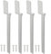Bodenanker Hülsen-Kit Stahlpfostenstütze Hammeranker für Holzschaukel Set Garten Spielturm Heavy Duty Verzinkter Erdspieß Kein Beton erforderlich