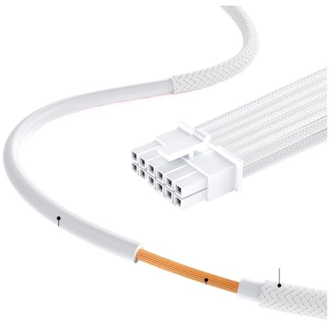 JINYINGHUA 4 Nylon Geflochtenes Mesh Mainboard 24PIN CPU 8PIN Grafikkarte PCIE-5.1 16PIN 30cm Computer Verlängerungskabel