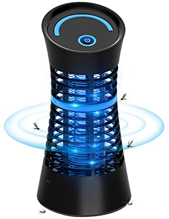 Lampada Antizanzare Elettrica, Zanzariera Elettrica, Efficace Contro 30m² Trappola per Zanzare Repellente che Riduce Efficacemente gli Insetti Volanti per Uso Interno