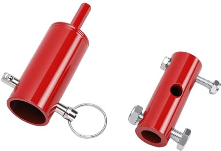 Cosiki Strumento Adattatore per Trapano Jack, Attacco per Jack per Rimorchio in Acciaio Resistente per Perno con Maniglia da 1 Pollice con Acciaio Inossidabile Antiruggine, Ideale per Rimorchi con