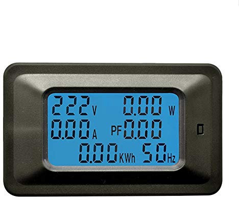 Multimetro AC 6in1 Combo Meter Tensione 110V 220V Corrente 100A Fattore di Potenza KWH Frequenza Multifuction Tester