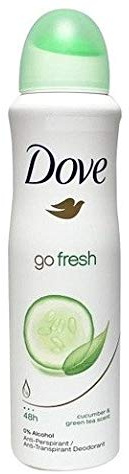 6 x Dove Women Anti-Perspirant Deodorant Spray - Go Fresh Komkommer - 250 ml