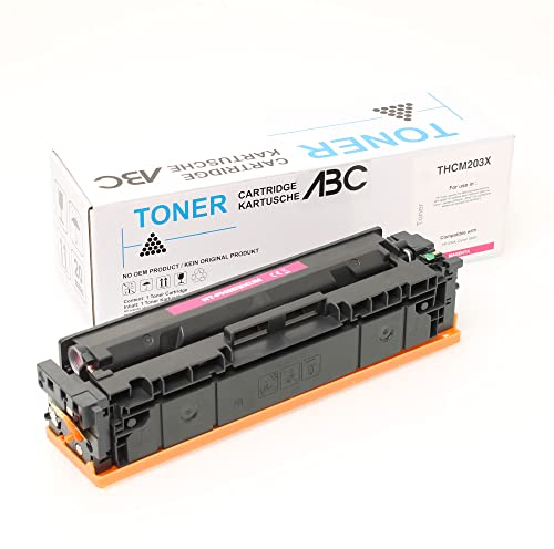 ABC Alternativ Toner Magenta für HP Laserjet Pro M254 M254dw M254nw MFP M280 M280nw M281 M281fdn M281fdw M 254 M 254dw M 254nw M 280 M 280nw M 281 M 281fdn M 281fdw HP 203A 203X CF543A CF543X