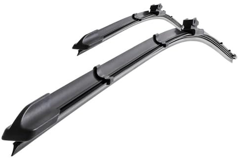 Mossa Vordere Scheibenwischer kompatibel mit Citroen C3 II (09.2009-2016) - flache Wischerblätter. Wischerblätter - Set für Frontscheibe (Fahrer- + Beifahrerseite) (650 mm / 410 mm)