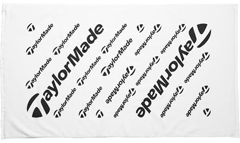 TaylorMade 2019 Tour Handtuch, Weiß