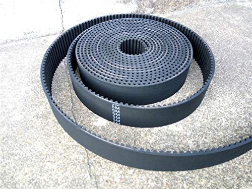 ZHaonan-Zahnriemen 10 Meter, HTD 5M Synchrone Gummi Open Ended Timing Gürtel, Breite 9/15/20 / 25mm, Bogenzahnabstand 5mm, CNC 3D-Graviermaschine HTD5m Ersatzteile (Width : Width 20mm)