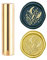 craspire Wax Seal Stamp Kristallmond, Versiegelung Wachs Stempel Moon Mini Messing Stempel Pistole Wachs Siegel 15mm Für Umschlag Einladung Hochzeit Verschönerung Flasche Dekoration Geschenkkarte