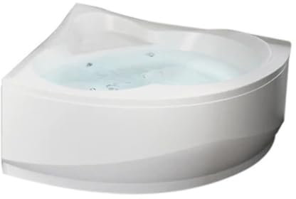 Baignoire d'angle semi-circulaire 135 x 135 cm