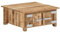 vidaXL Mangoholz Massiv Couchtisch mit 2 Türen Beistelltisch Wohnzimmertisch Kaffeetisch Sofatisch Teetisch Tisch Holztisch 67x67x30cm