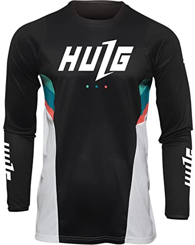 Herren-Radtrikots, T-Shirt,Fahhradtrikot MTB Rennrad Trikot,Motocross-Jersey Langarm | MX Enduro | Atmungsaktiv | (Style-01,XL)