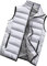 Doudoune sans Manche Homme Zippé Travail Blouson Chauffant Homme Pulls, Gilets et Sweats Homme Manteaux Veste Coupe Vent Hiver Chaude Legere Chasse Marque Pas Cher Automne Halloween Gris 5XL