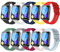 WindRen Correa Deportiva de Silicona Compatible con Huawei Watch Fit 2, 10 Unidades, Multicolor, 139 mm - 220 mm