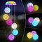 Fohil Carillons Éoliens Solaire Carillon de Vent LED Multicolore Suspendu Lampe Étanche Solaire Lumières Carillon Extérieure Décoration de Jardin Terrasse Patio Noël Cadeau pour Maman