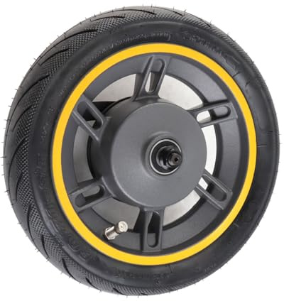 Alomejor 10 Zoll Vorderrad Ersatz f¨¹r G30 E-Scooter mit 60/70-6.5 Reifen Ersatzrad f¨¹r Elektro Scooter Vorderrad Ersatzteil Scooter Zubeh?r