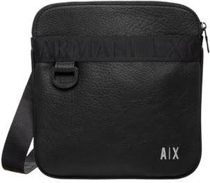 Armani Exchange Men's Pebble Backpack Flat, Black