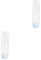 rongweiwang 2 Ensemble de Voyage Bouteille Gel Douche Dentifrice Articles De Toilette Récipient De Distribution Réutilisable Squeezable Distributeur Tube 50 ML Bleu, 50ML Bleu 2pièces