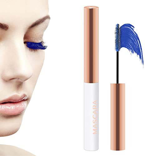 Mascara colorato - Mascara colorato a lunga tenuta per l'ispessimento delle ciglia - Mascara Extension Ciglia per Trucco Occhi (Mascara Rosso Viola Blu Bianco) Misoyer