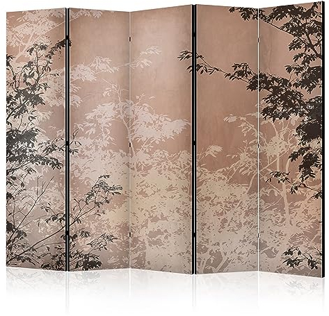 murando - Paravent Raumteiler Innen Natur Foto Paravent 225x172 cm 5-teilig Einseitig Raumtrenner Trennwand Holz Mobiler Sichtschutz Spanische Wand Raum Abtrennung Zweig Baumäste Wald c-C-10081-z-a