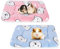 Gukasxi 2 Stück Plüschbett für Kleine Tiere, Kleintierbett Kleintier Plüschbett Winter Warm Flauschige Bettmatte für Meerschweinchen, Hamster, Kätzchen