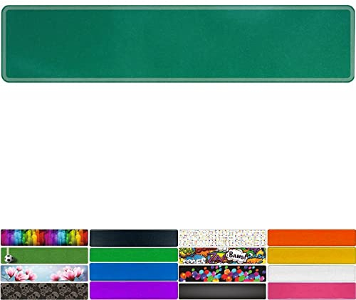 Fun-KENNZEICHEN Wunschkennzeichen | Namensschild |520x110 mm | viele Farben | Funschilder individuell mit Wunschtext gestaltbar (Glitzer grün)