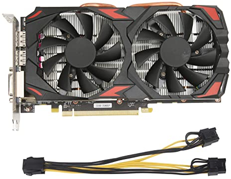 Tangxi RX 580 8G OC Gaming Grafikkarte, 8 GB GDDR5, 256 Bit, Unterstützt 8K, 16 PCI Express 3.0, Grafikkarte mit 2 Lüftern, für Büro und Gaming