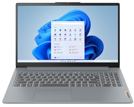 Lenovo IdeaPad Slim 3 Notebook 15,6” FHD (1920x1080), Intel Core i5-12450H, RAM 16GB, 1TB SSD, Grafica Integrata, , WiFi 6, Windows 11 - Arctic Grey, Esclusiva Amazon
