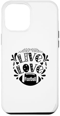 Hülle für iPhone 12 Pro Max Live Love Football Sportliebhaber American Football